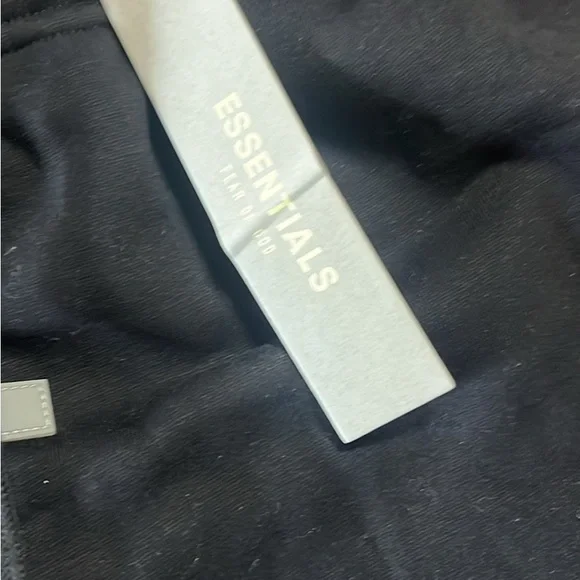 Essentials Black Joggers - Picture 2 of 6